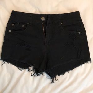 American Eagle black shorts